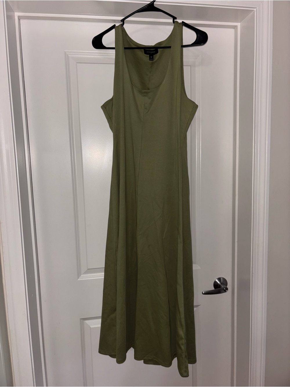 Banana Republic Olive Green Midi Dress